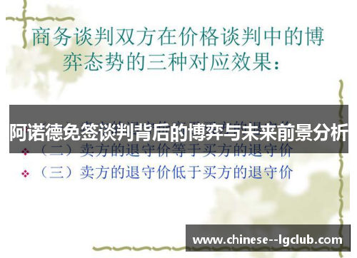 阿诺德免签谈判背后的博弈与未来前景分析